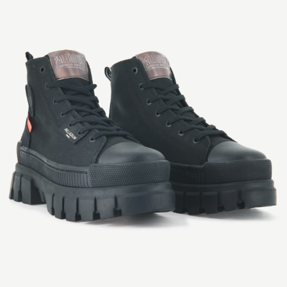 Palladium Black Revolt HI TX Platform Boot / Sneaker